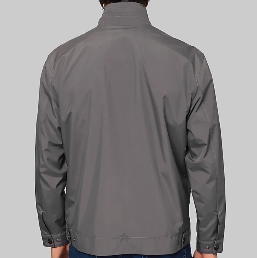 Hart Schaffner Marx Ryan Lightweight Waterproof Bomber Jacket Grey Men's XL